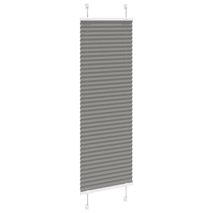 vidaXL Plissee Anthrazit 45x150 cm Stoffbreite 44,4 cm Polyester