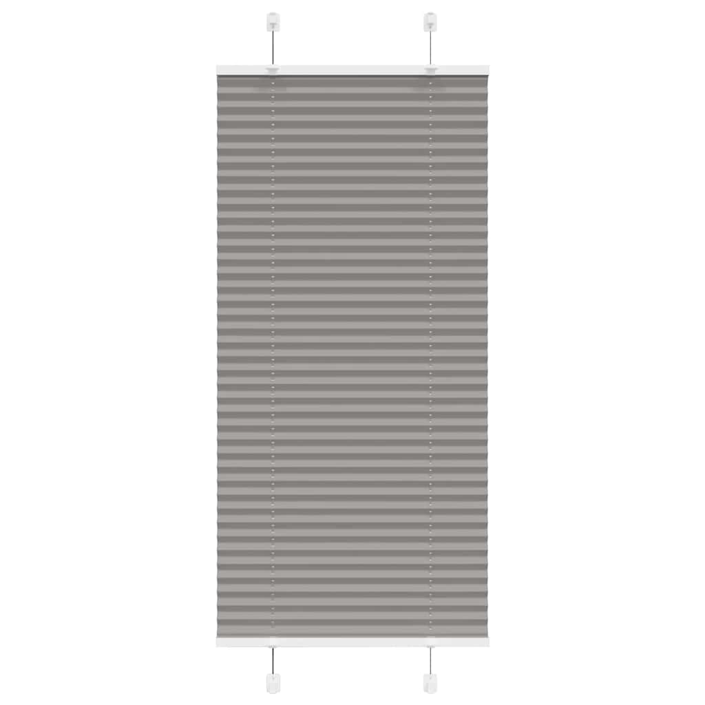 vidaXL Plissee Anthrazit 60x150 cm Stoffbreite 59,4 cm Polyester
