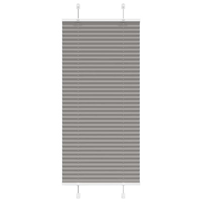 vidaXL Plissee Anthrazit 60x150 cm Stoffbreite 59,4 cm Polyester