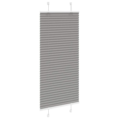 vidaXL Plissee Anthrazit 65x150 cm Stoffbreite 64,4 cm Polyester