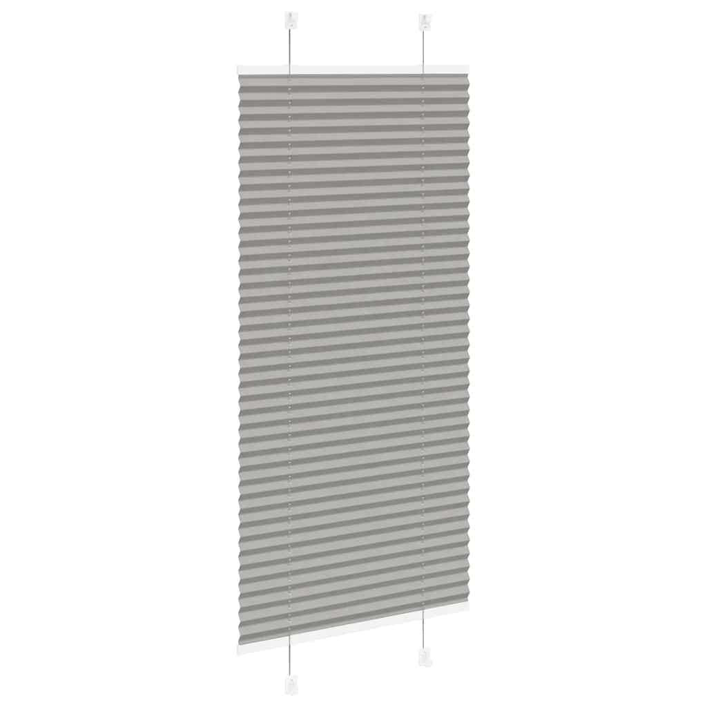 vidaXL Plissee Anthrazit 65x150 cm Stoffbreite 64,4 cm Polyester