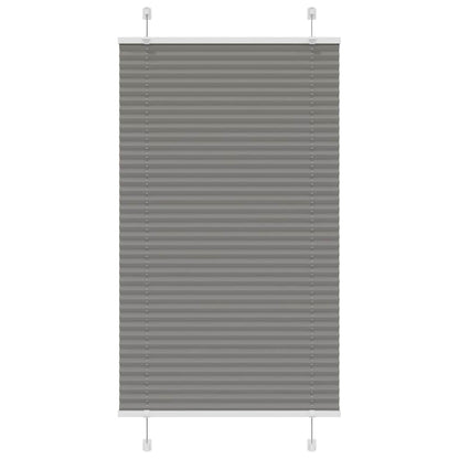 vidaXL Plissee Anthrazit 80x150 cm Stoffbreite 79,4 cm Polyester