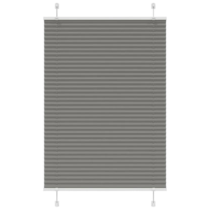 vidaXL Plissee Anthrazit 85x150 cm Stoffbreite 84,4 cm Polyester