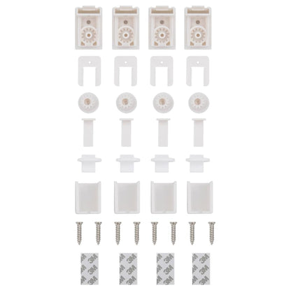 vidaXL Plissee Anthrazit 95x150 cm Stoffbreite 94,4 cm Polyester