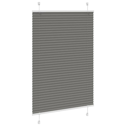 vidaXL Store plissé anthracite 100x150 cm Largeur du tissu 99,4 cm Polyester