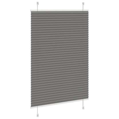 vidaXL Store plissé anthracite 100x150 cm Largeur du tissu 99,4 cm Polyester