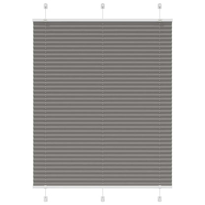 Plissee Anthrazit 110x150 cm Stoffbreite 109,4 cm Polyester