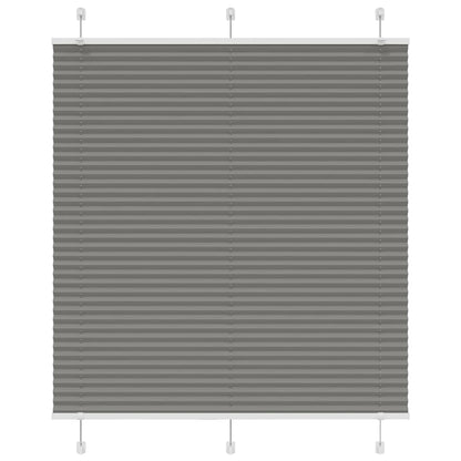 vidaXL Plissee Anthrazit 120x150 cm Stoffbreite 119,4 cm Polyester