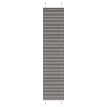 vidaXL Plissee Anthrazit 45x200 cm Stoffbreite 44,4 cm Polyester