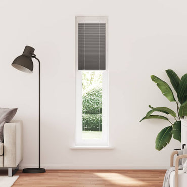vidaXL Plissee Anthrazit 50x200 cm Stoffbreite 49,4 cm Polyester