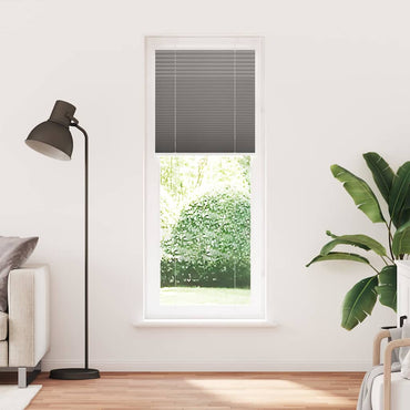 vidaXL Plissee Anthrazit 80x200 cm Stoffbreite 79,4 cm Polyester