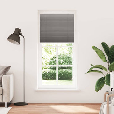 vidaXL Plissee Anthrazit 90x200 cm Stoffbreite 89,4 cm Polyester