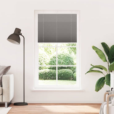 vidaXL Plissee Anthrazit 110x200 cm Stoffbreite 109,4 cm Polyester