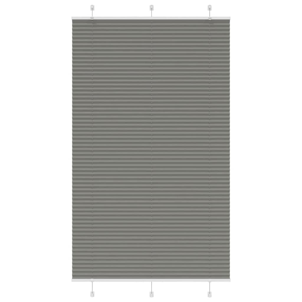 vidaXL Store plissé anthracite 120x200 cm Largeur du tissu 119,4 cm Polyester