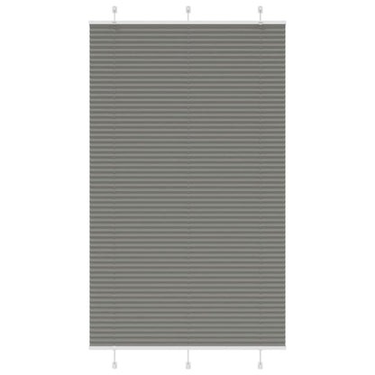 vidaXL Store plissé anthracite 120x200 cm Largeur du tissu 119,4 cm Polyester