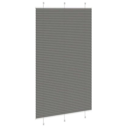vidaXL Store plissé anthracite 120x200 cm Largeur du tissu 119,4 cm Polyester