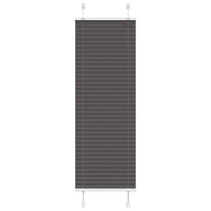 vidaXL Plissee Schwarz 45x100 cm Stoffbreite 44,4 cm Polyester