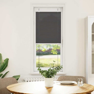vidaXL Plissee Schwarz 45x100 cm Stoffbreite 44,4 cm Polyester