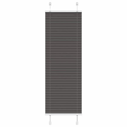 vidaXL Plissee Schwarz 50x100 cm Stoffbreite 49,4 cm Polyester