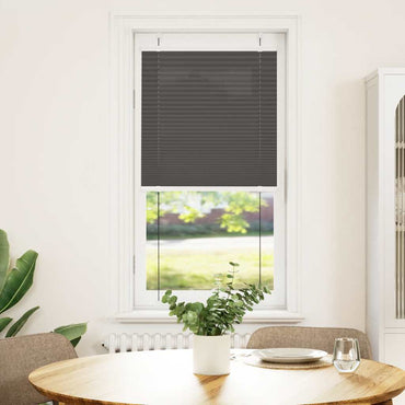 vidaXL Store plissé noir 60x100 cm, largeur du tissu 59,4 cm, polyester