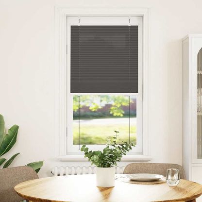 vidaXL Store plissé noir 60x100 cm, largeur du tissu 59,4 cm, polyester