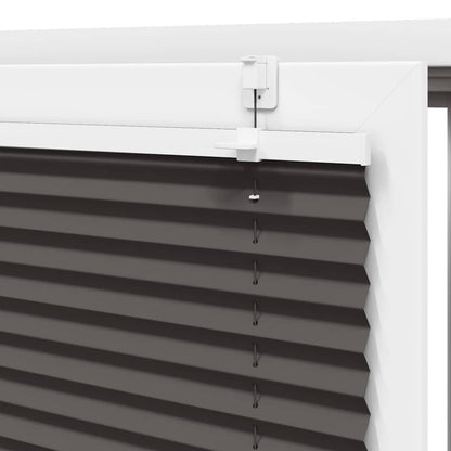 vidaXL Plissee Schwarz 70x100 cm Stoffbreite 69,4 cm Polyester
