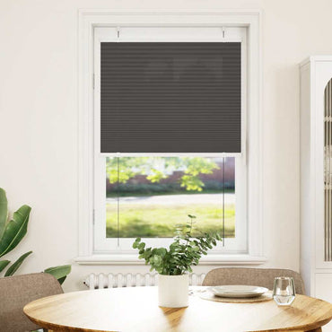 vidaXL Plissee Schwarz 80x100 cm Stoffbreite 79,4 cm Polyester