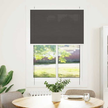 vidaXL Plissee Schwarz 95x100 cm Stoffbreite 94,4 cm Polyester