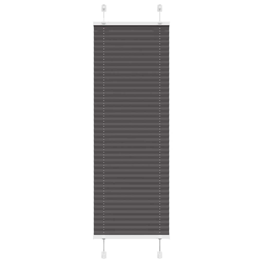 Plissee Schwarz 40x150 cm Stoffbreite 39,4 cm Polyester