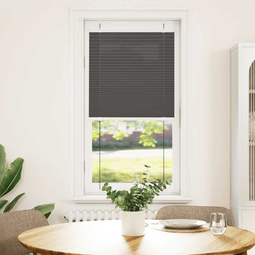 vidaXL Plissee Schwarz 65x150 cm Stoffbreite 64,4 cm Polyester