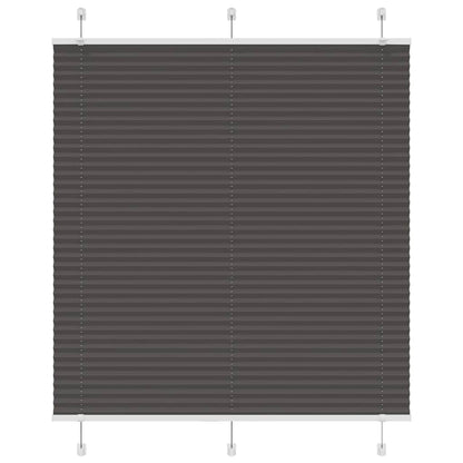 vidaXL Plissee Schwarz 115x150 cm Stoffbreite 114,4 cm Polyester