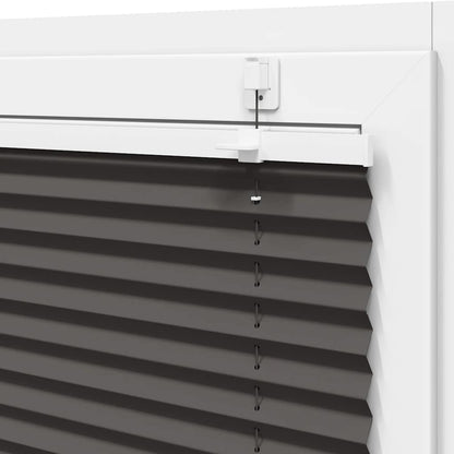 vidaXL Plissee Schwarz 65x200 cm Stoffbreite 64,4 cm Polyester