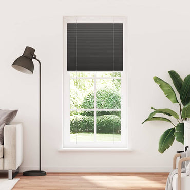vidaXL Plissee Schwarz 100x200 cm Stoffbreite 99,4 cm Polyester