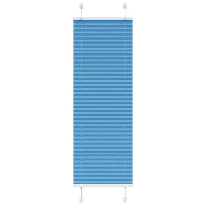 vidaXL Store plissé bleu 45x100 cm largeur de tissu 44,4 cm polyester