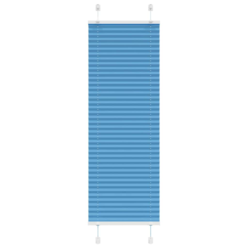 vidaXL Plissee Blau 50x100 cm Stoffbreite 49,4 cm Polyester
