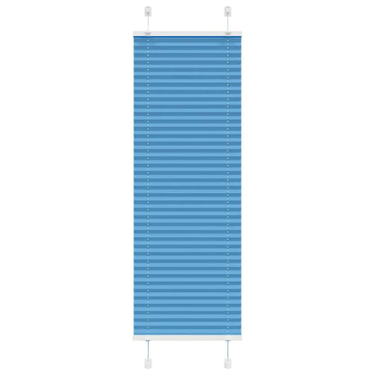 vidaXL Plissee Blau 45x150 cm Stoffbreite 44,4 cm Polyester