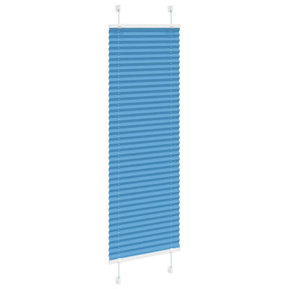 vidaXL Plissee Blau 45x150 cm Stoffbreite 44,4 cm Polyester