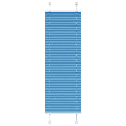 vidaXL Plissee Blau 50x150 cm Stoffbreite 49,4 cm Polyester