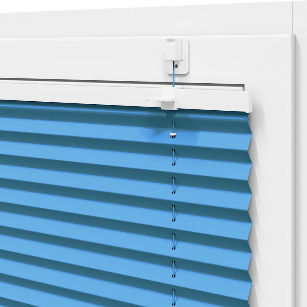 Plissee Blau 55x150 cm Stoffbreite 54,4 cm Polyester