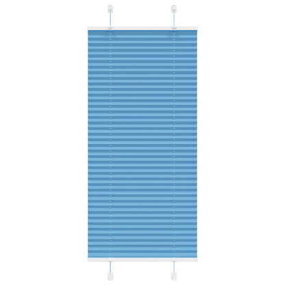 vidaXL Store plissé bleu 60x150 cm Largeur du tissu 59,4 cm Polyester