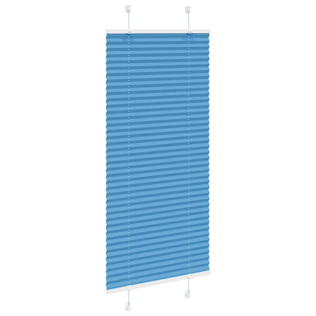 vidaXL Store plissé bleu 60x150 cm Largeur du tissu 59,4 cm Polyester