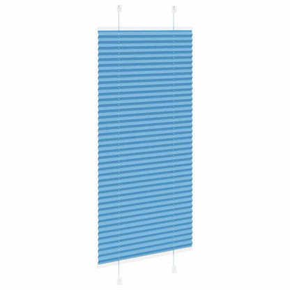 vidaXL Store plissé bleu 60x150 cm Largeur du tissu 59,4 cm Polyester