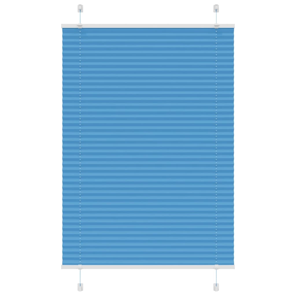 vidaXL Store plissé bleu 90x150 cm largeur du tissu 89,4 cm polyester