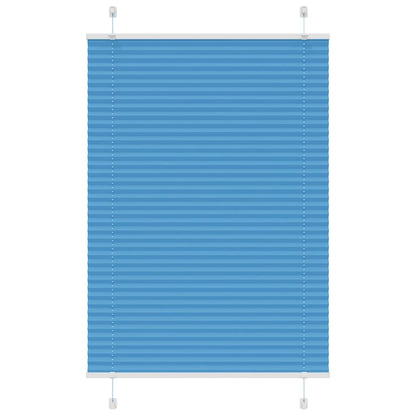 vidaXL Store plissé bleu 90x150 cm largeur du tissu 89,4 cm polyester