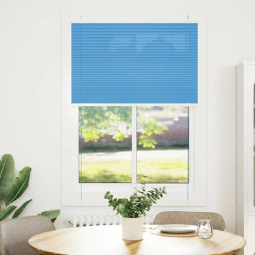 vidaXL Store plissé bleu 90x150 cm largeur du tissu 89,4 cm polyester