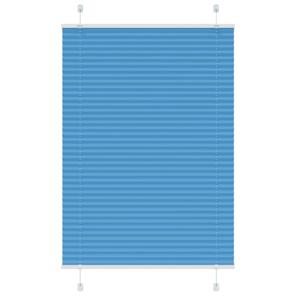 vidaXL Store plissé bleu 95x150 cm Largeur tissu 94,4 cm Polyester