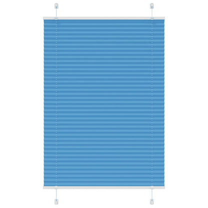 vidaXL Store plissé bleu 95x150 cm Largeur tissu 94,4 cm Polyester