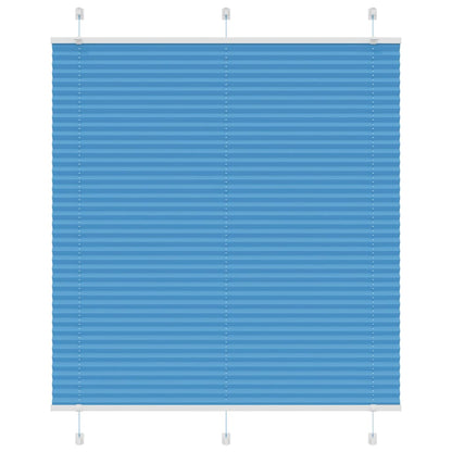 vidaXL Plissee Blau 115x150 cm Stoffbreite 114,4 cm Polyester