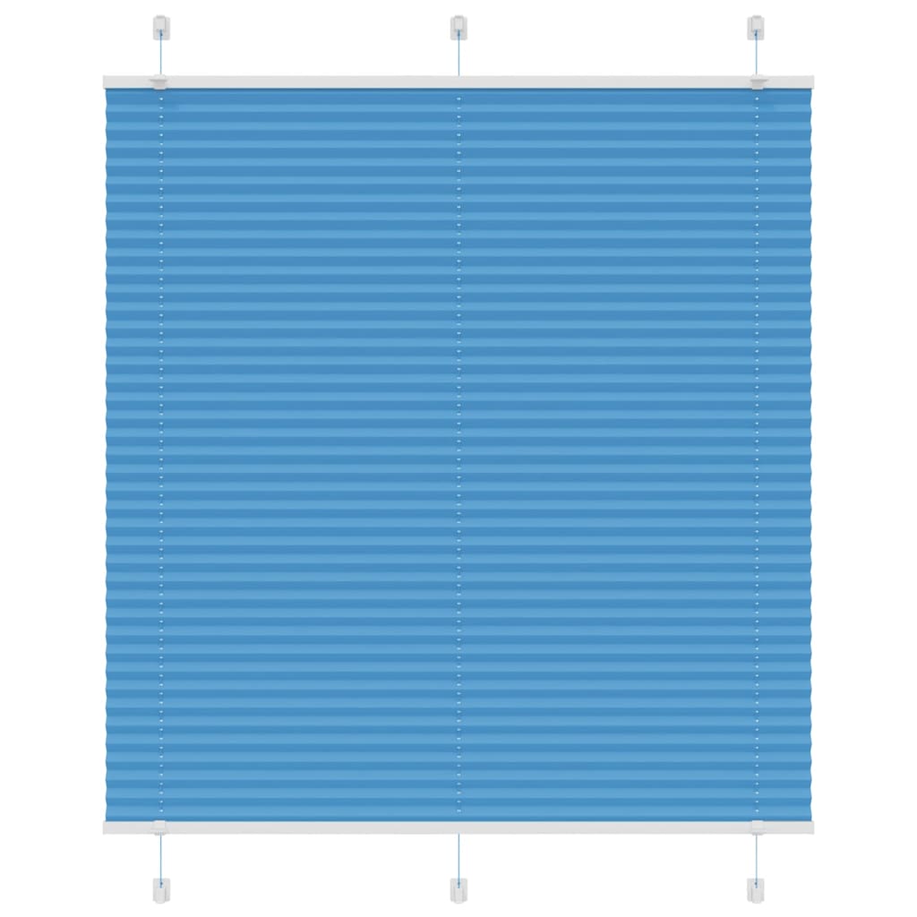 vidaXL Store plissé bleu 120x150 cm Largeur de tissu 119,4 cm Polyester