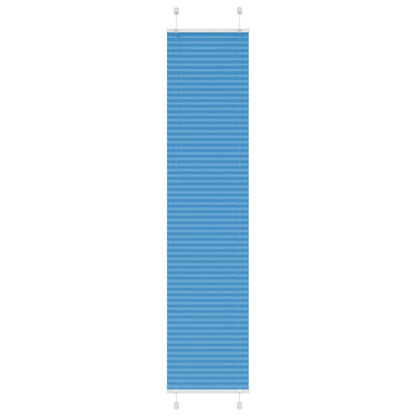 vidaXL Plissee Blau 40x200 cm Stoffbreite 39,4 cm Polyester